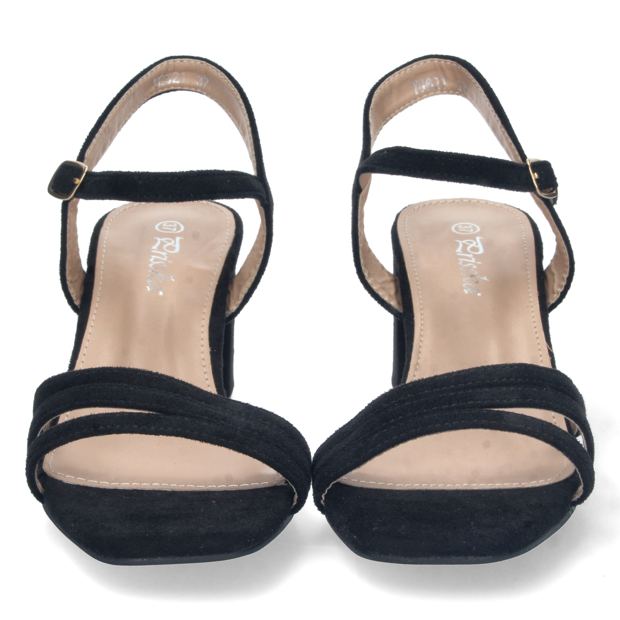 Sandalias Negras de Tacón Ancho 3 Sandalias Negras de Tacón Ancho - Imagen 3