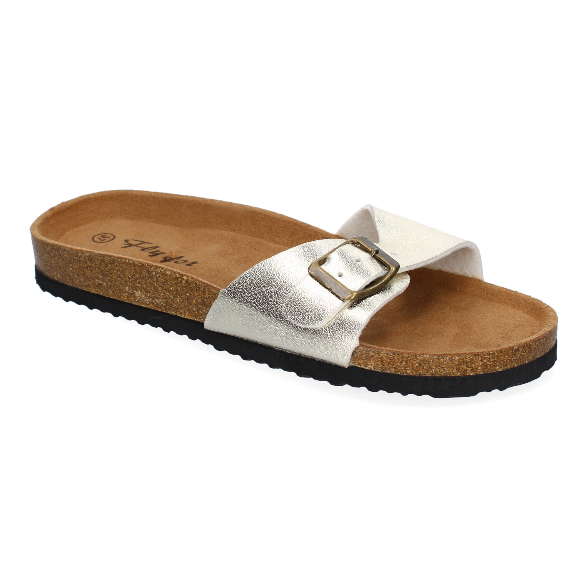 Sandalias Planas Oro 3 Sandalias Planas Oro - Imagen 3