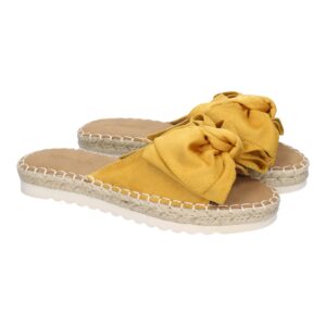 Palas Amarillas con Lazo y Plataforma de Yute