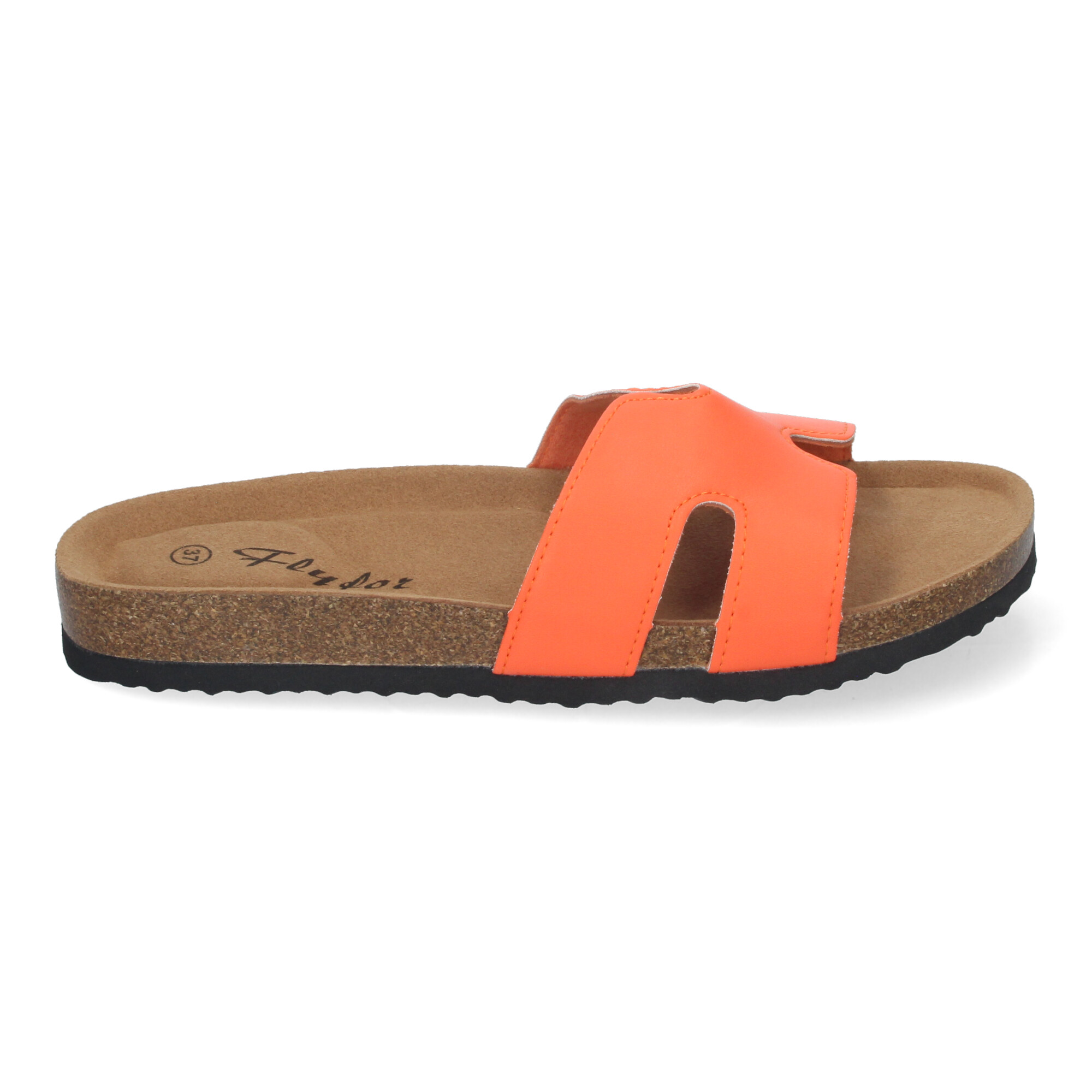 Sandalias Planas Para Mujer Color Naranja 2 Sandalias Planas Para Mujer Color Naranja - Imagen 2