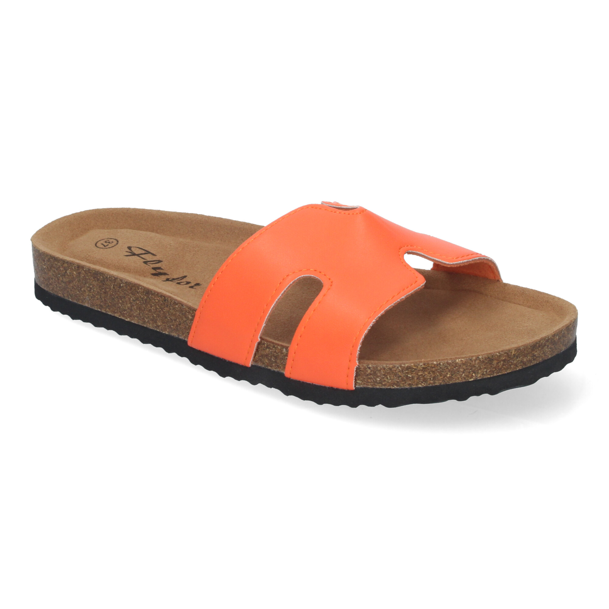 Sandalias Planas Para Mujer Color Naranja 3 Sandalias Planas Para Mujer Color Naranja - Imagen 3