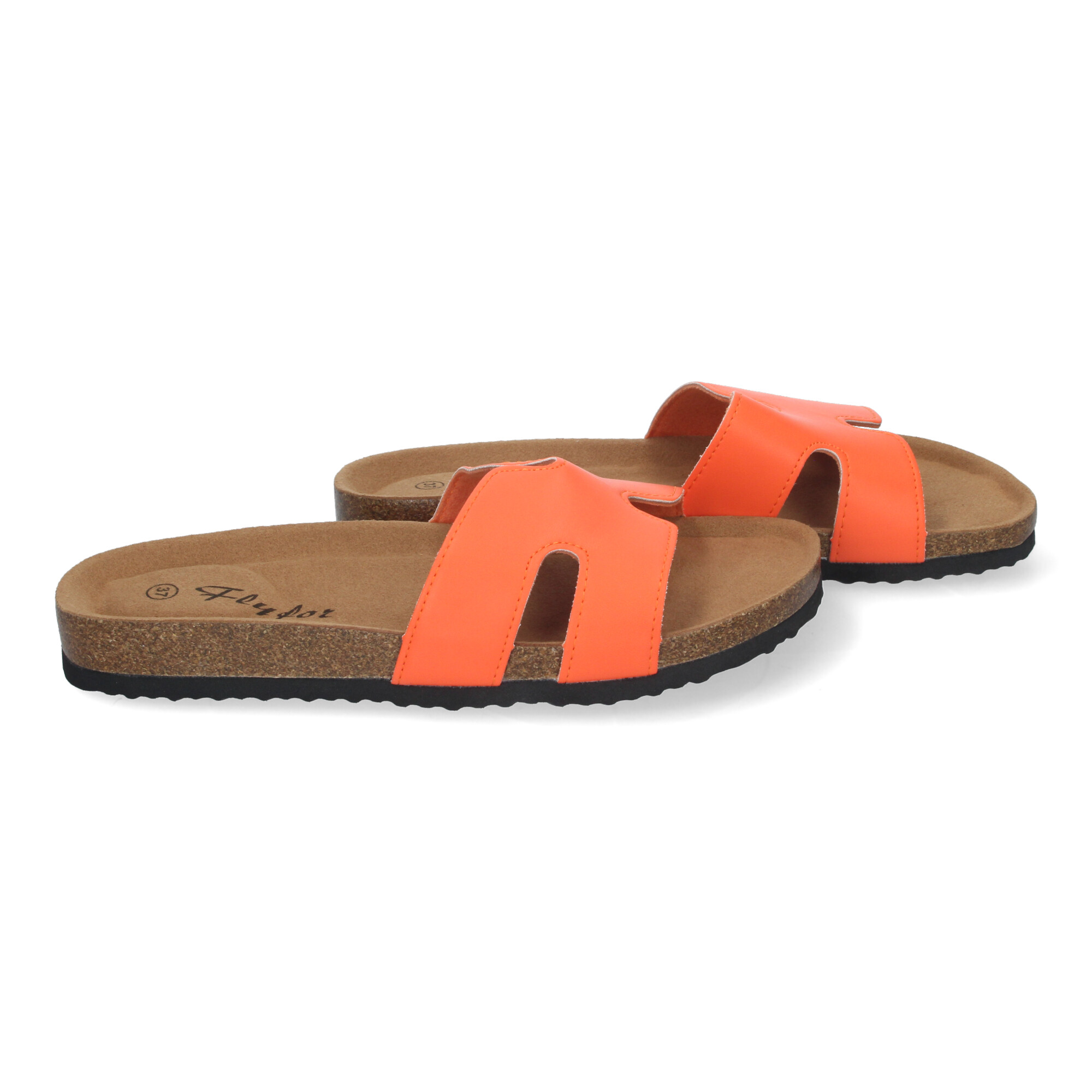 Sandalias Planas Para Mujer Color Naranja 5 Sandalias Planas Para Mujer Color Naranja - Imagen 5