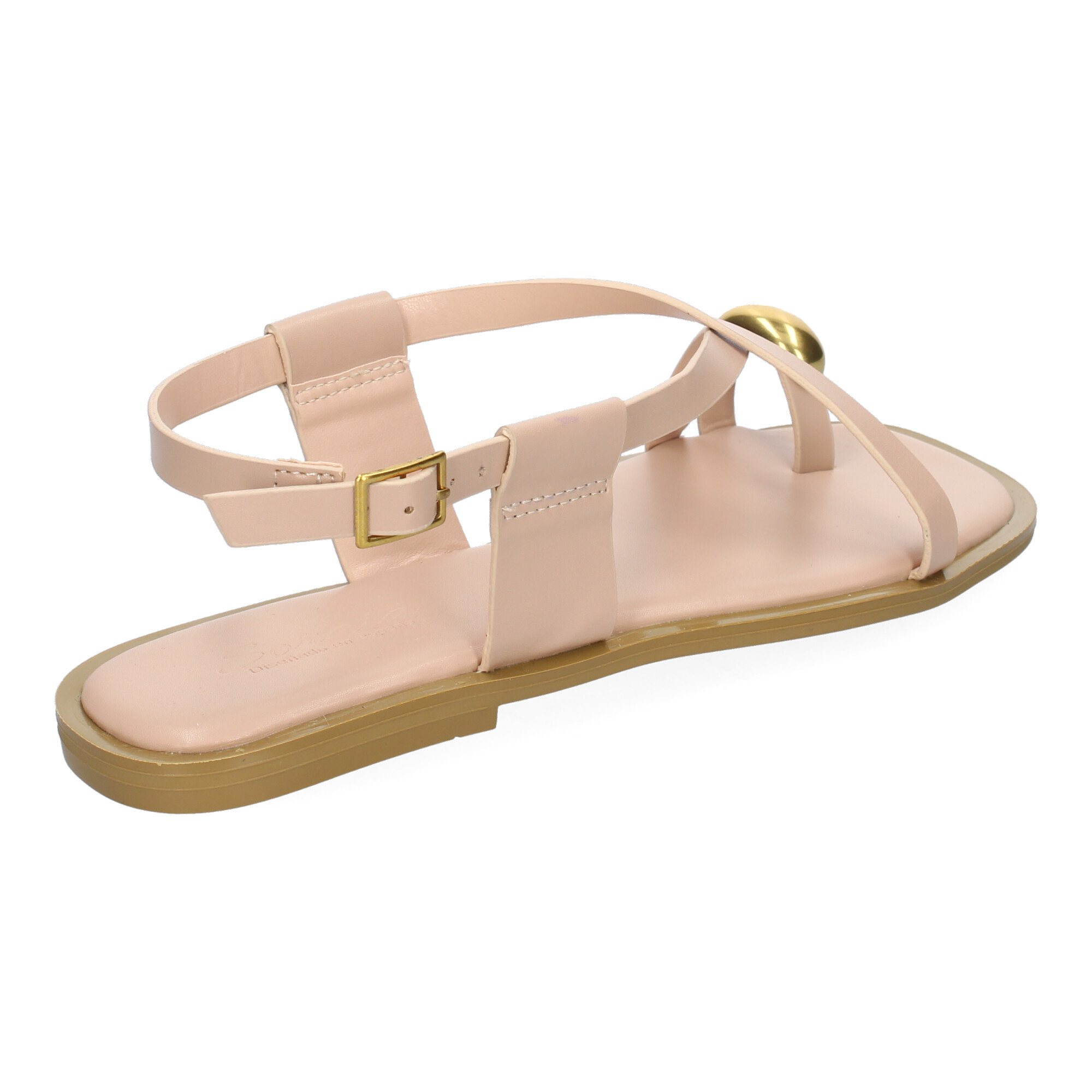 Sandalias Planas de Mujer Kaki 4 Sandalias Planas de Mujer Kaki - Imagen 4