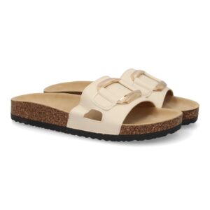 Sandalias Plana Bio Beige
