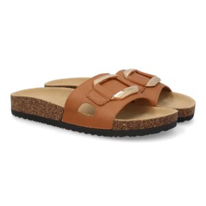 Sandalia Plana Bio Camel