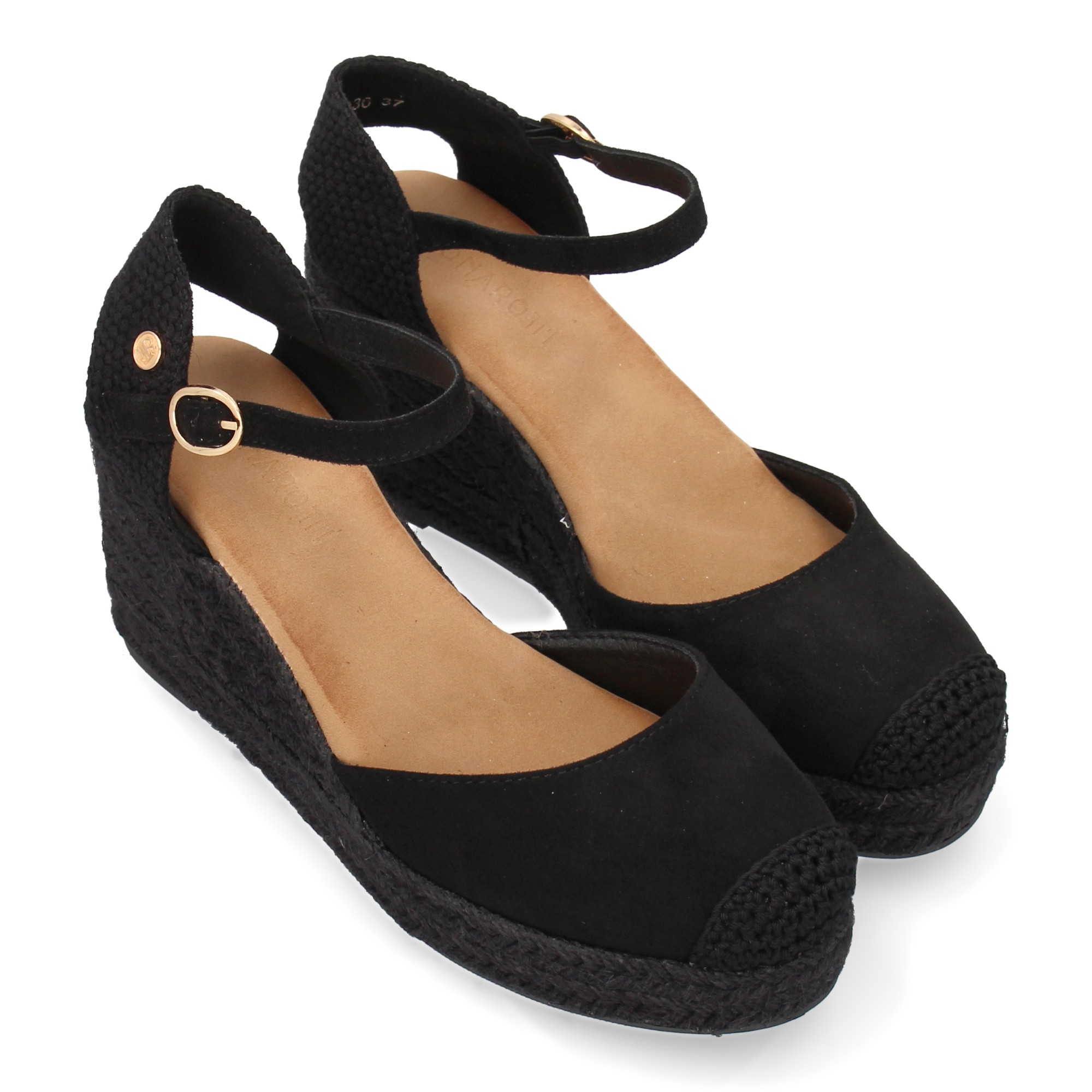 Sandalia de Cuña de Yute Negra 5 Sandalia de Cuña de Yute Negra - Imagen 5