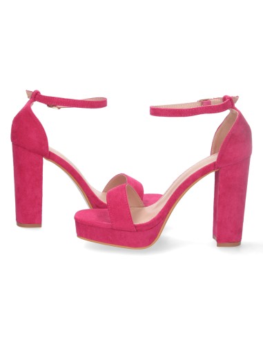 Sandalia De Tacón Alto Fucsia 5 Sandalia De Tacón Alto Fucsia - Imagen 5