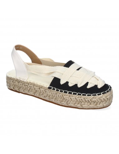 Sandalias de Esparto con Cintas Negras 3 Sandalias de Esparto con Cintas Negras - Imagen 3