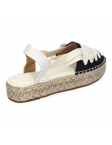 Sandalias de Esparto con Cintas Negras 4 Sandalias de Esparto con Cintas Negras - Imagen 4