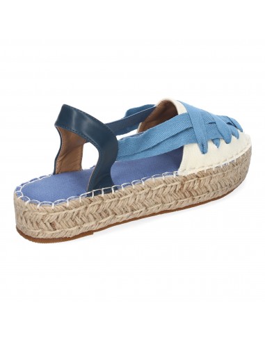 Sandalias de Esparto con Cintas Azul 4 Sandalias de Esparto con Cintas Azul - Imagen 4