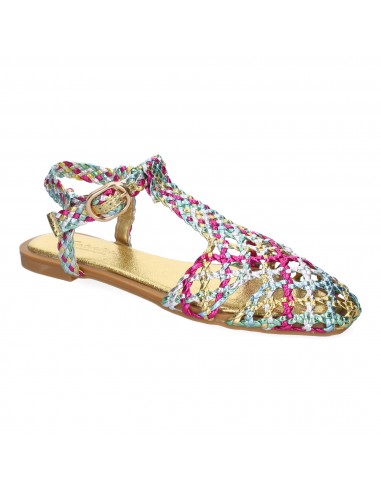 Sandalias Multicolor Trenzadas 3 Sandalias Multicolor Trenzadas - Imagen 3