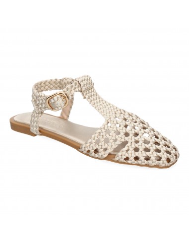 Sandalias Beige Trenzadas 3 Sandalias Beige Trenzadas - Imagen 3