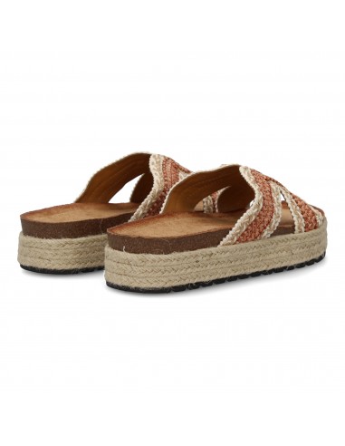 Sandalias Planas de Mujer con Diseño Trenzado Rosa 3 Sandalias Planas de Mujer con Diseño Trenzado Rosa - Imagen 3