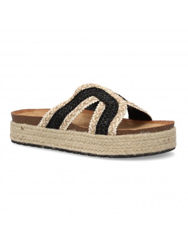 Sandalias Planas de Mujer Trenzadas Negras 5 Sandalias Planas de Mujer Trenzadas Negras - Imagen 5