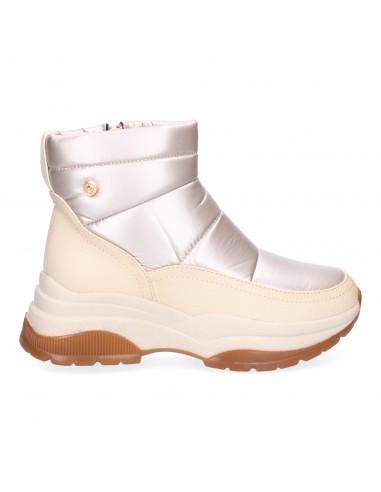 Botines De Plataforma Acolchados Para Mujer Color Beige 2 Botines De Plataforma Acolchados Para Mujer Color Beige - Imagen 2