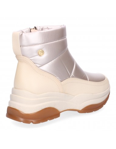 Botines De Plataforma Acolchados Para Mujer Color Beige 4 Botines De Plataforma Acolchados Para Mujer Color Beige - Imagen 4