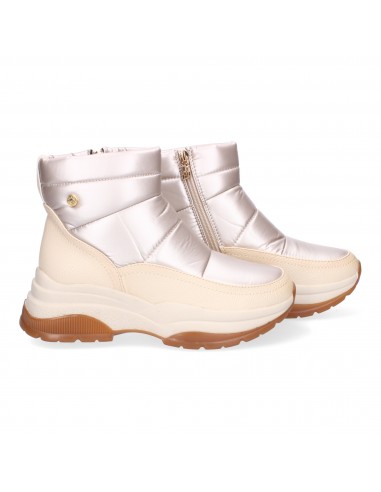 Botines De Plataforma Acolchados Para Mujer Color Beige 5 Botines De Plataforma Acolchados Para Mujer Color Beige - Imagen 5