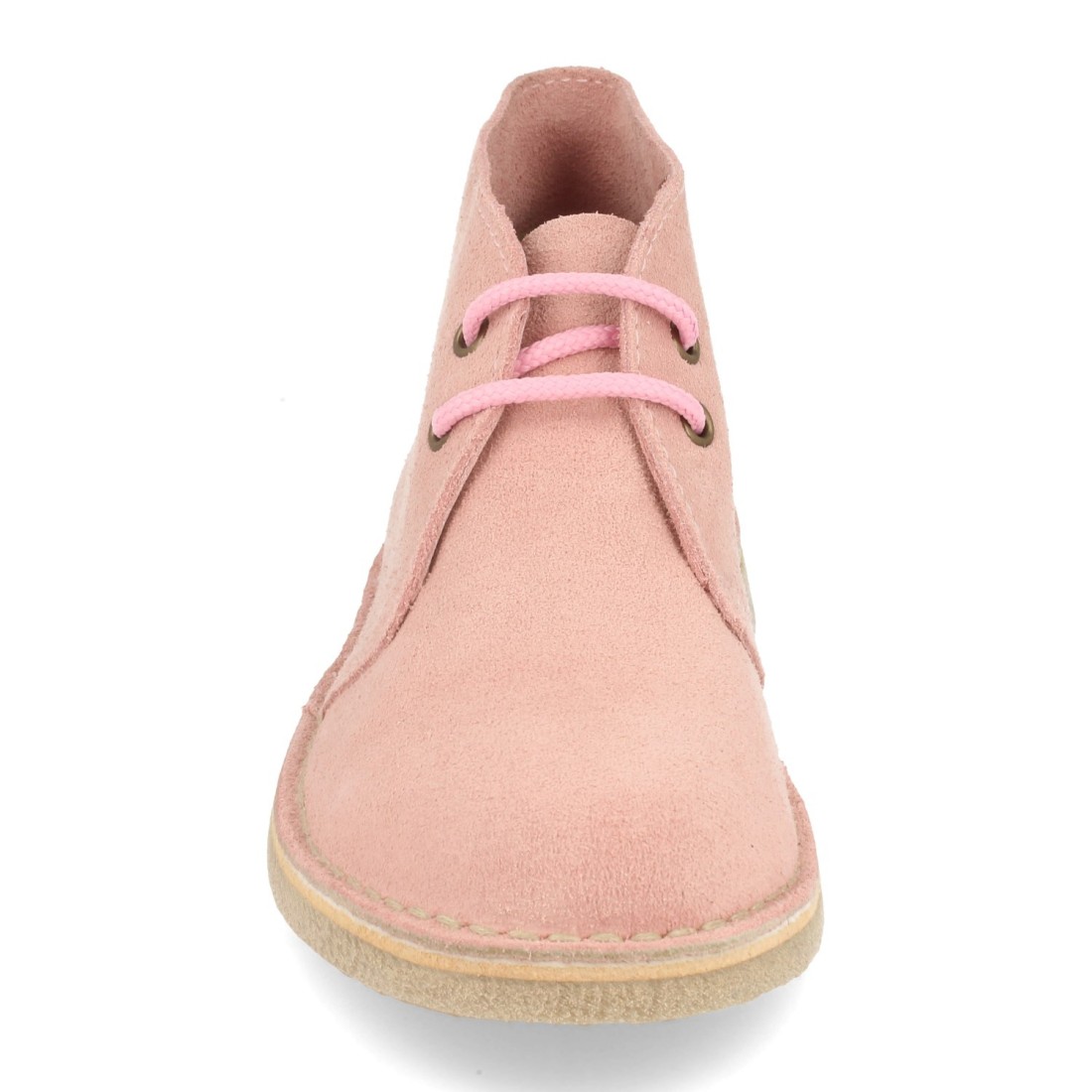 Botín Desert Boots de Serraje Rosa Mujer y Hombre 3 Botín Desert Boots de Serraje Rosa Mujer y Hombre - Imagen 3