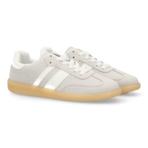 Zapatillas Casual Gris con Suela Gum Antideslizante