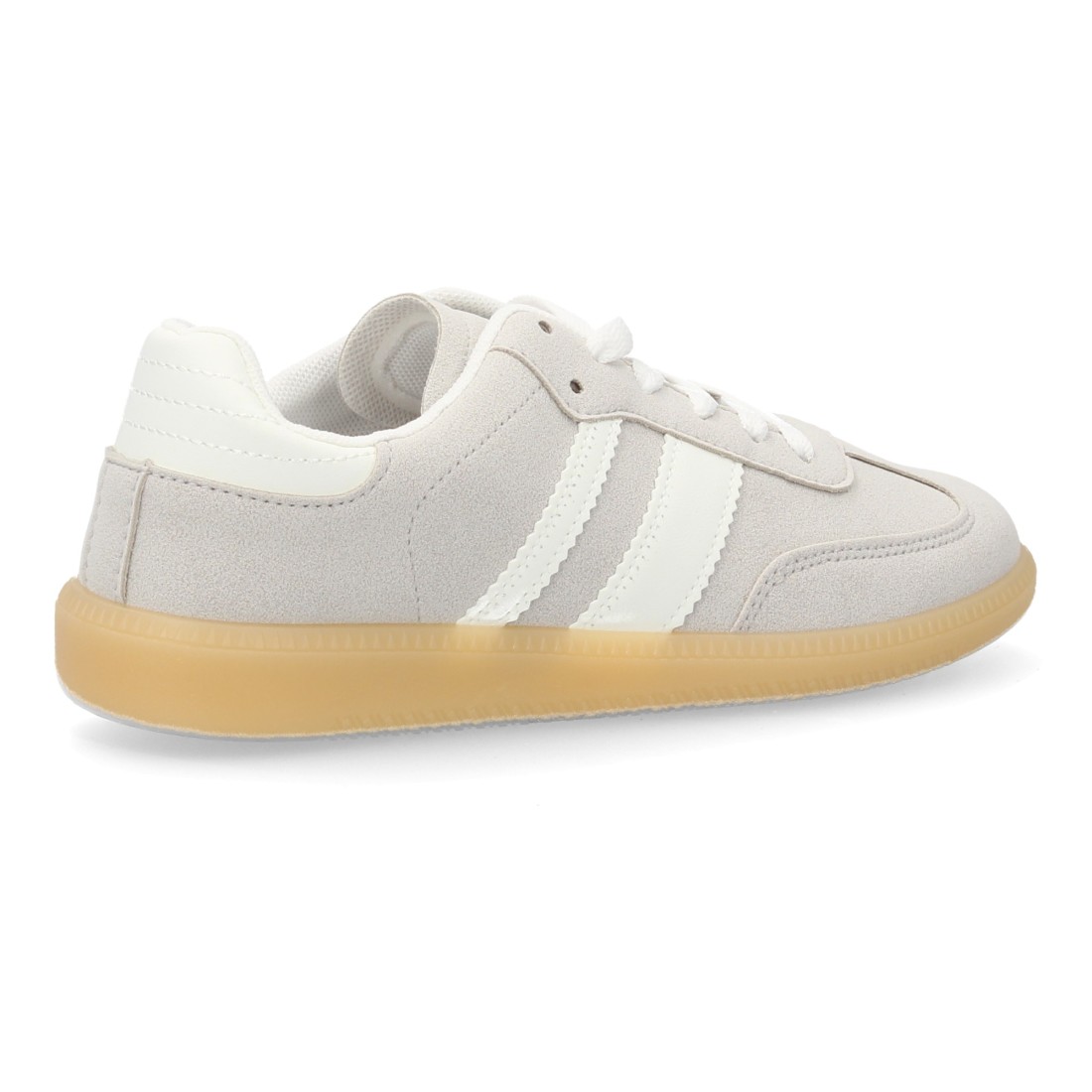 Zapatillas Casual Gris con Suela Gum Antideslizante 4 Zapatillas Casual Gris con Suela Gum Antideslizante - Imagen 4