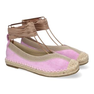 Alpargatas Rosas con Cinta