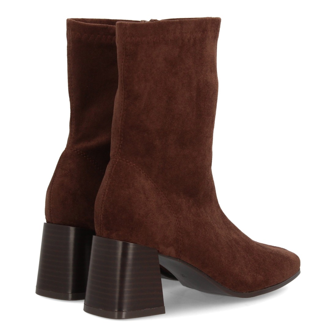 Bota Calcetín de Caña Media Marrón 5 Bota Calcetín de Caña Media Marrón - Imagen 5