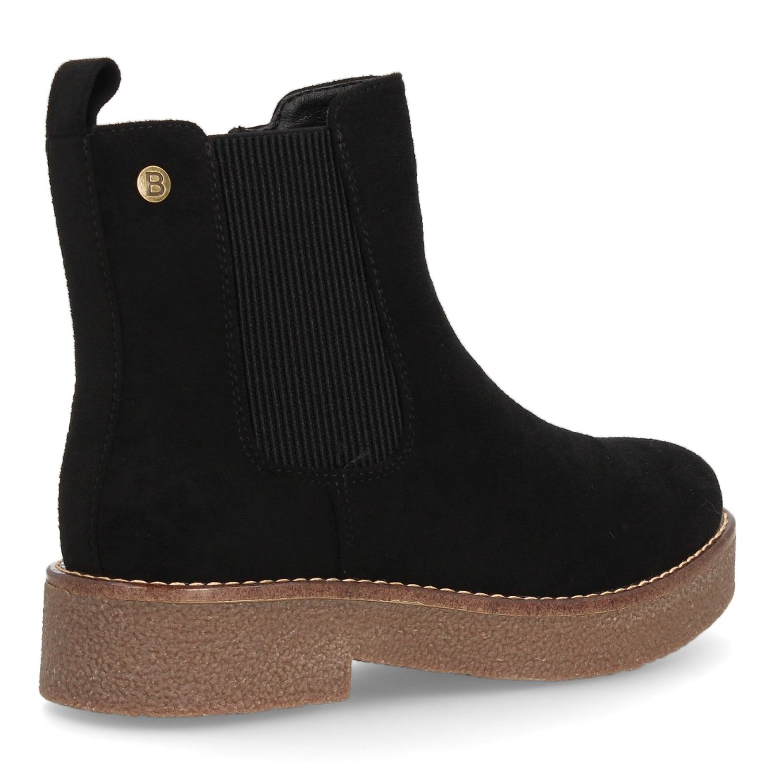 Botín Chelsea con cremallera Negro 4 Botín Chelsea con cremallera Negro - Imagen 4