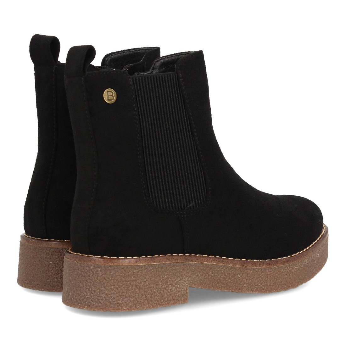 Botín Chelsea con cremallera Negro 5 Botín Chelsea con cremallera Negro - Imagen 5