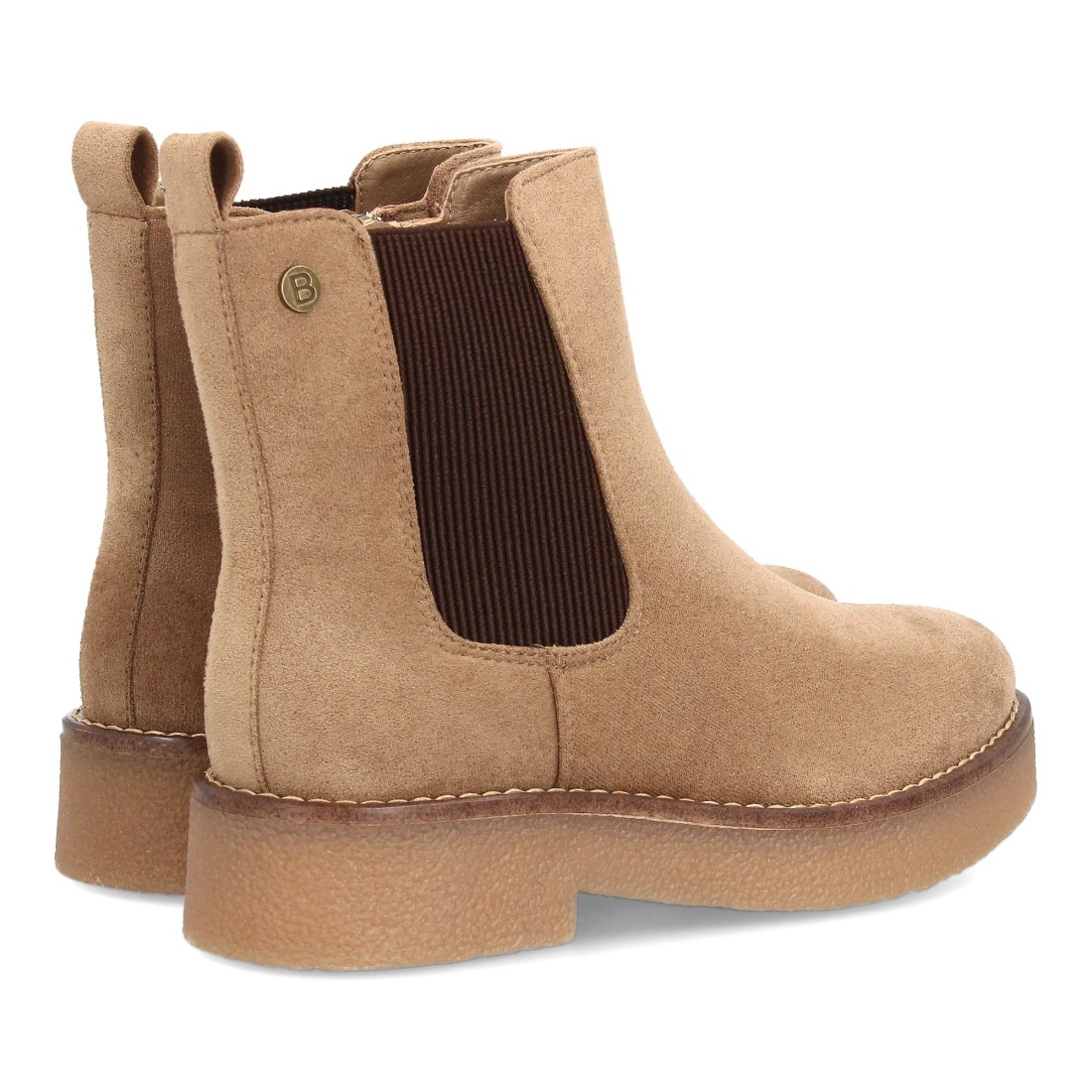 Botín Estilo Chelsea Kaki con Cremallera Interior 5 Botín Estilo Chelsea Kaki con Cremallera Interior - Imagen 5