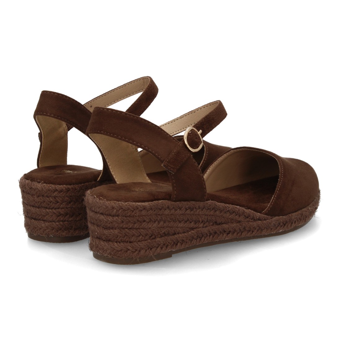 Alpargatas Cuña Marrón Siena Comfort 5 Alpargatas Cuña Marrón Siena Comfort - Imagen 5