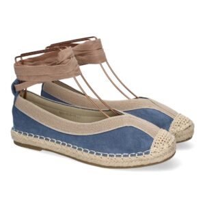 Bailarinas Alpargata Cintas Azul