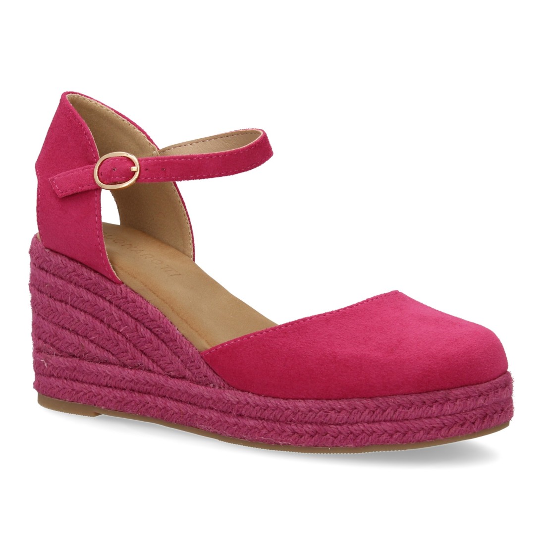 Cuñas Fucsia de Esparto para Mujer 4 Cuñas Fucsia de Esparto para Mujer - Imagen 4