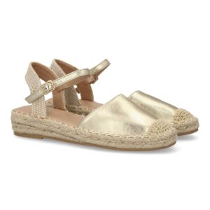 Alpargatas Cuña Baja Golden Sand