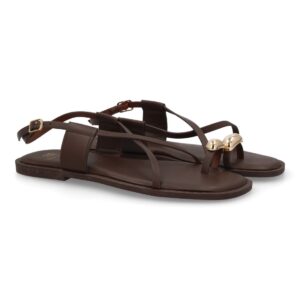 Sandalias Planas Capri Café
