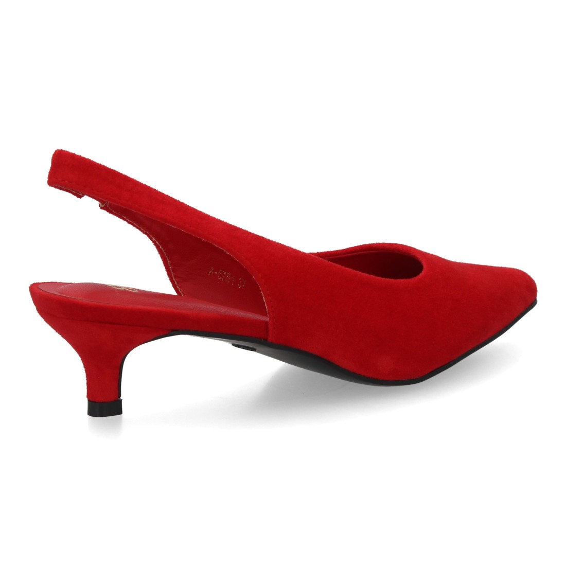 Zapatos Destalonados de Tacón Bajo en Color Rojo 4 Zapatos Destalonados de Tacón Bajo en Color Rojo - Imagen 4