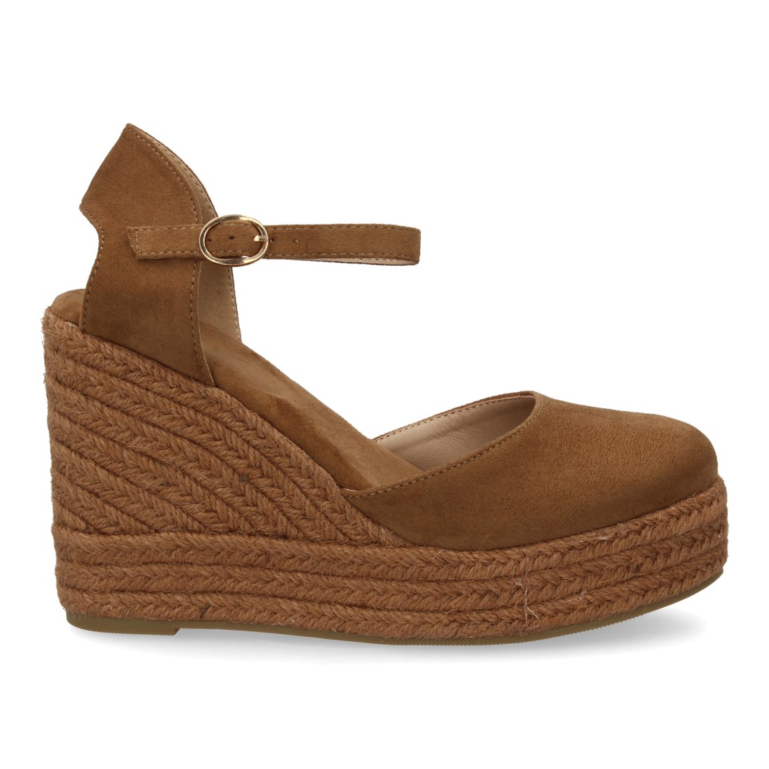 Alpargatas de Cuña Camel con Pulsera y Plataforma 2 Alpargatas de Cuña Camel con Pulsera y Plataforma - Imagen 2