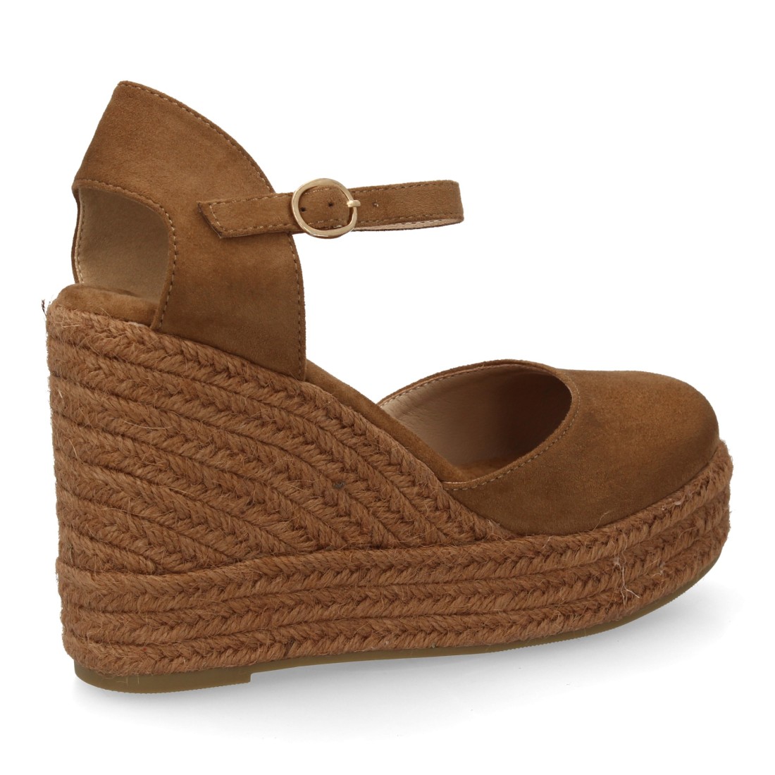 Alpargatas de Cuña Camel con Pulsera y Plataforma 4 Alpargatas de Cuña Camel con Pulsera y Plataforma - Imagen 4
