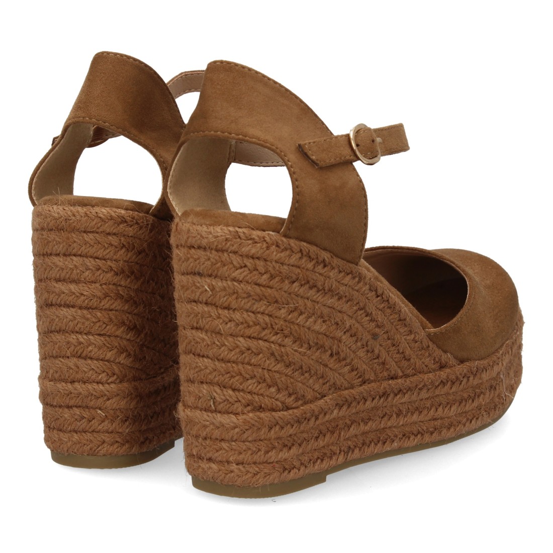 Alpargatas de Cuña Camel con Pulsera y Plataforma 5 Alpargatas de Cuña Camel con Pulsera y Plataforma - Imagen 5