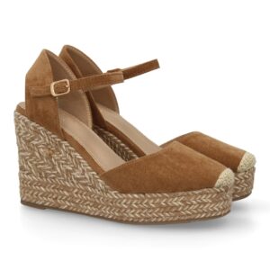 Alpargatas de Cuña Camel con Pulsera