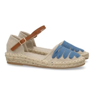 Alpargatas Sandalia Lazo Azul
