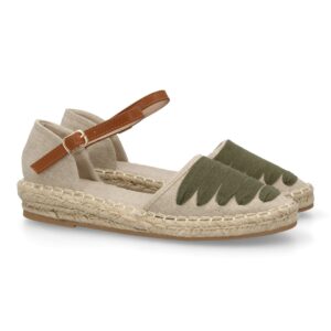 Alpargatas Sandalia Hoja Verde