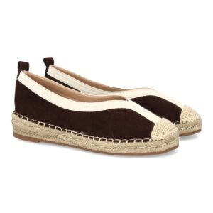 Alpargatas Planas de Mujer en Marrón