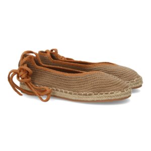 Alpargatas Planas Tejidas en Tono Tierra
