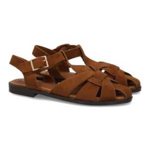 Sandalias Romana en Color Camel