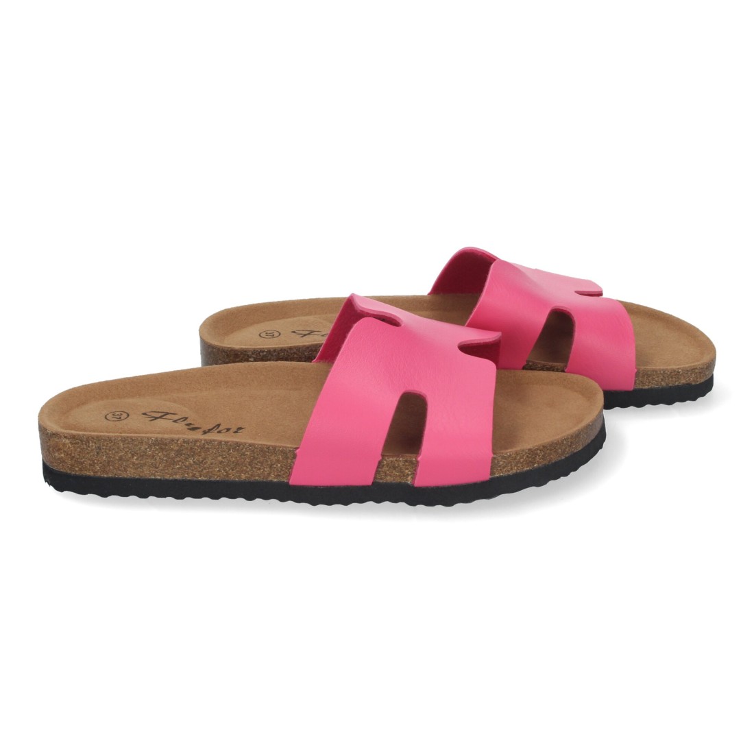 Sandalias Planas Para Mujer Color Fucsia 3 Sandalias Planas Para Mujer Color Fucsia - Imagen 3