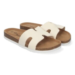 Sandalias Planas Para Mujer Color Beige