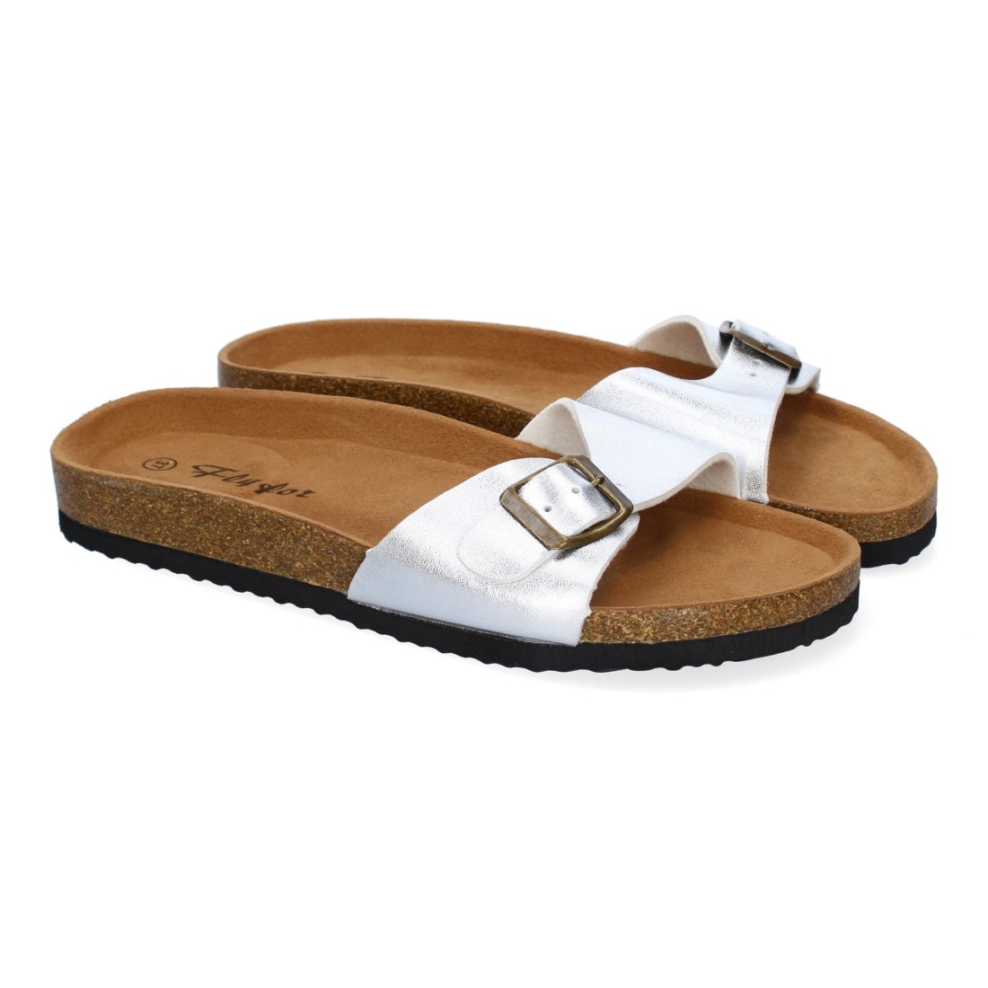 Sandalias Planas Plata 1 Sandalias Planas Plata