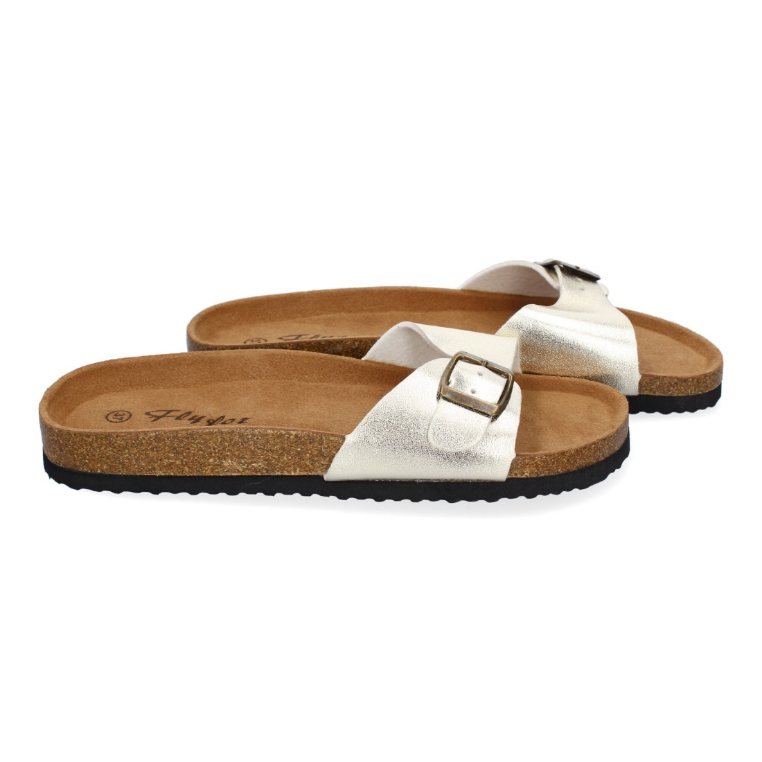 Sandalias Planas Oro 5 Sandalias Planas Oro - Imagen 5