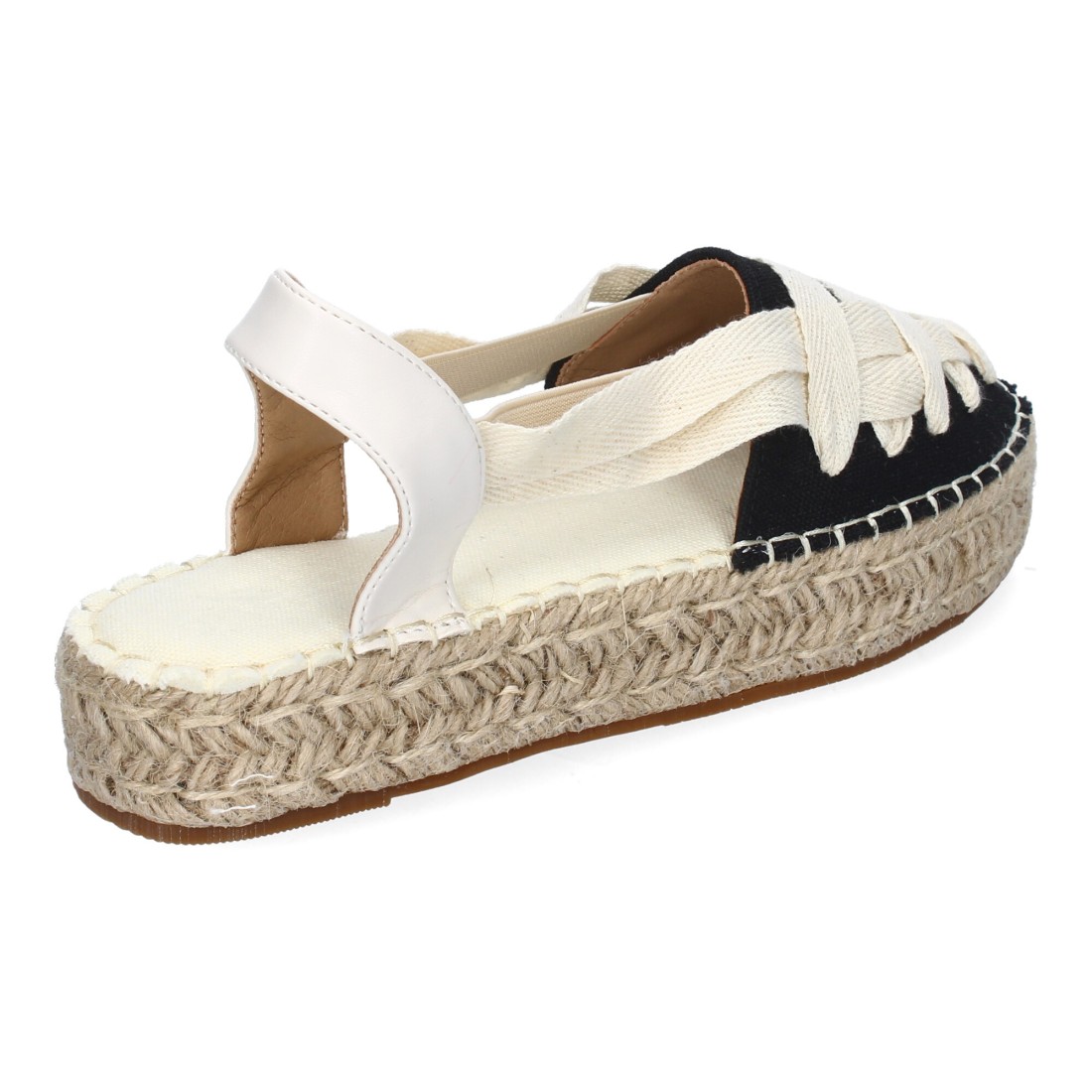Sandalias de Esparto con Cintas Negras 4 Sandalias de Esparto con Cintas Negras - Imagen 4