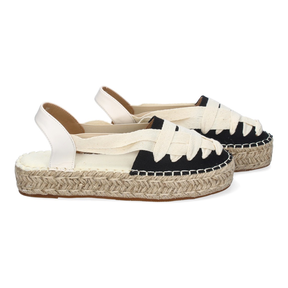 Sandalias de Esparto con Cintas Negras 5 Sandalias de Esparto con Cintas Negras - Imagen 5